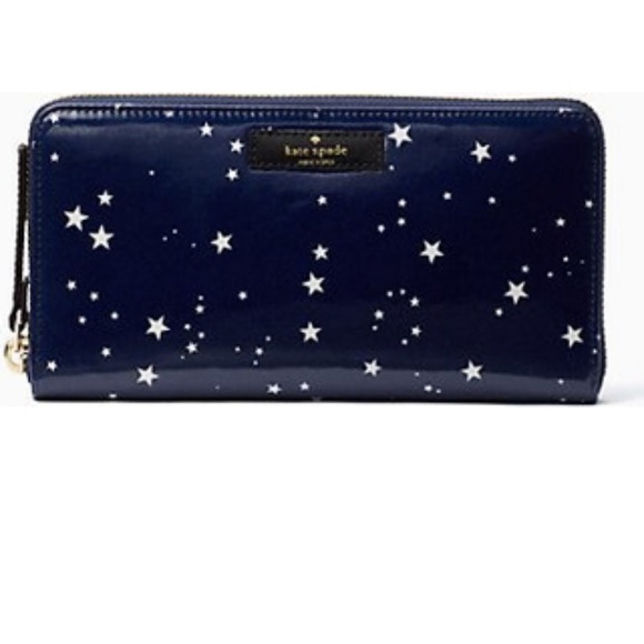 kate spade Handbags - Authentic Kate Spade night sky continental wallet